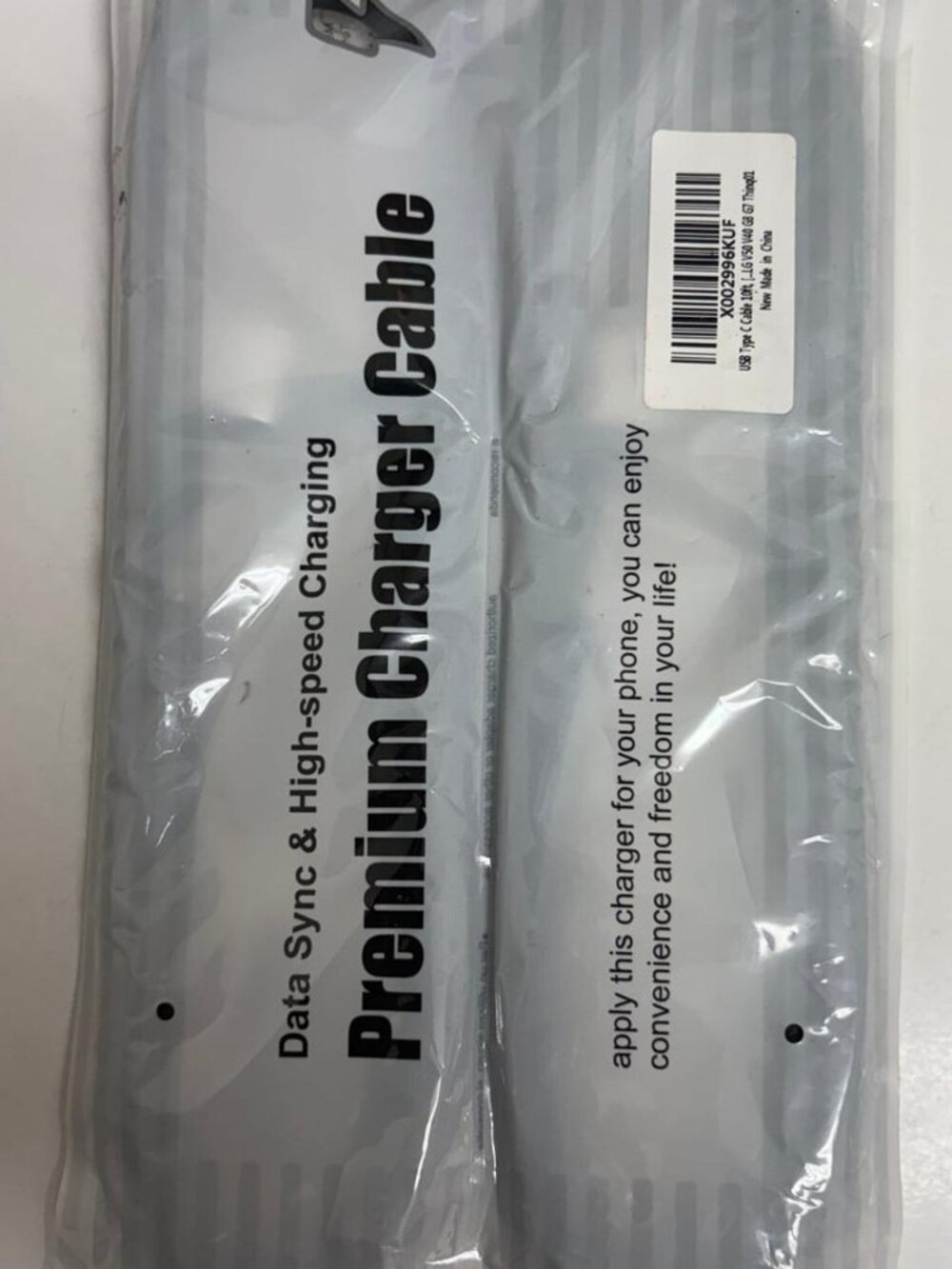 2x USB-A to USB-C Premium Fast Charging Data Cable Braided Cord New